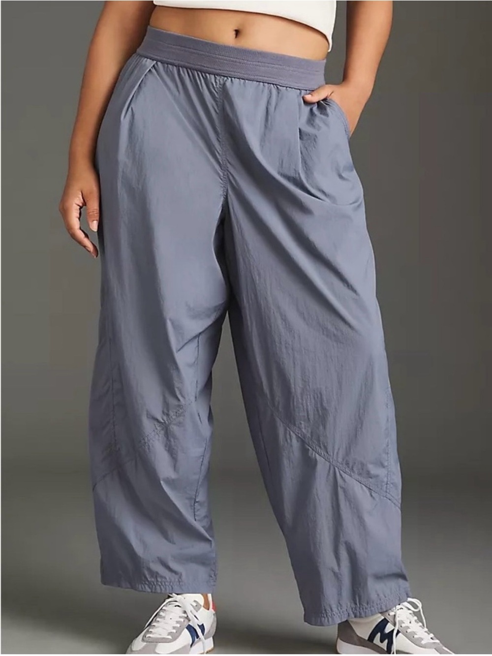 Daily Practice by Anthropology Gray Lightweight Pants